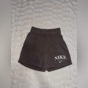 High-waisted Nike shorts